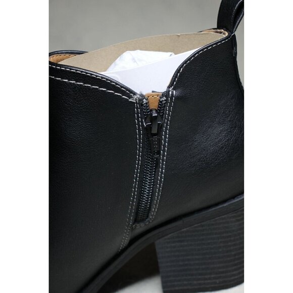 EUROSOFT Black Ankle Boots Womens Size 9 Dustine Side Zipper Closure - Picture 3 of 11